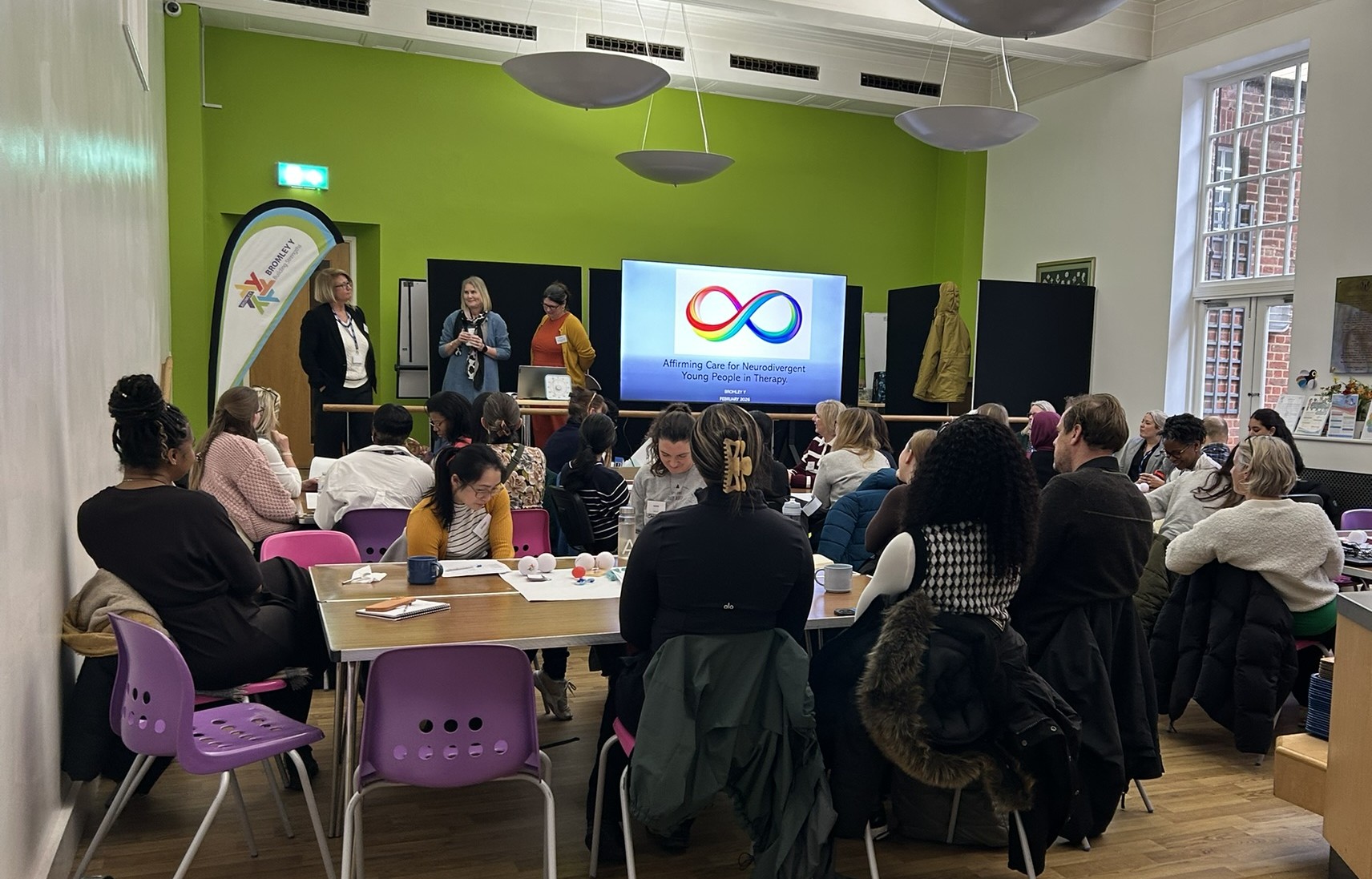 Training in SEND attendees.